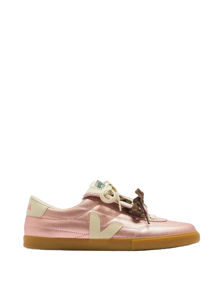 Sneakers con linguetta panenka in rosa Veja x magliano - donna 