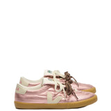 Sneakers con linguetta panenka in rosa Veja x magliano - donna 