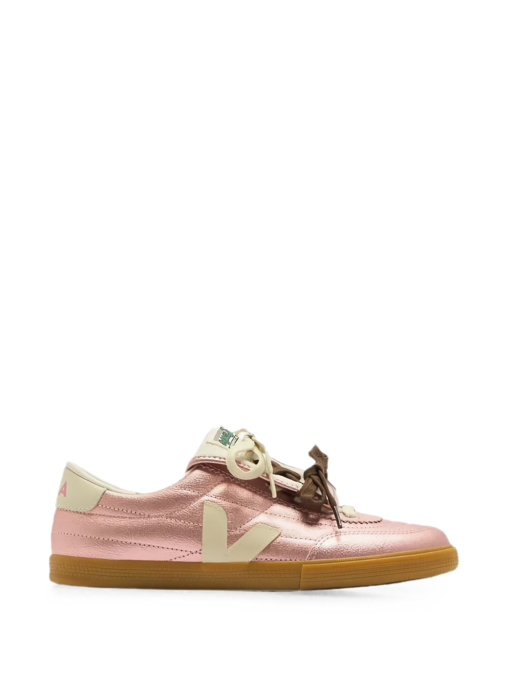 Sneakers con linguetta panenka in rosa Veja x magliano - donna 
