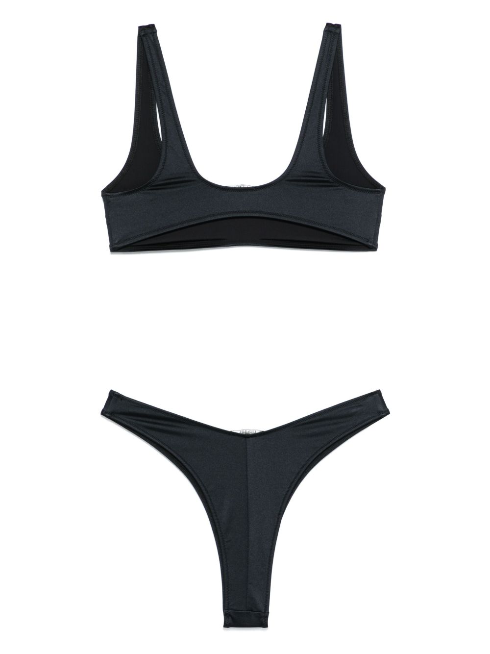 Set bikini con design elasticizzato in nero Venuja - donna 