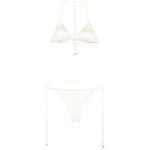 Bikini con top a triangolo in beige Venuja - donna 