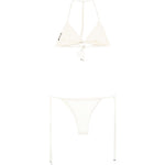 Bikini con top a triangolo in beige Venuja - donna 
