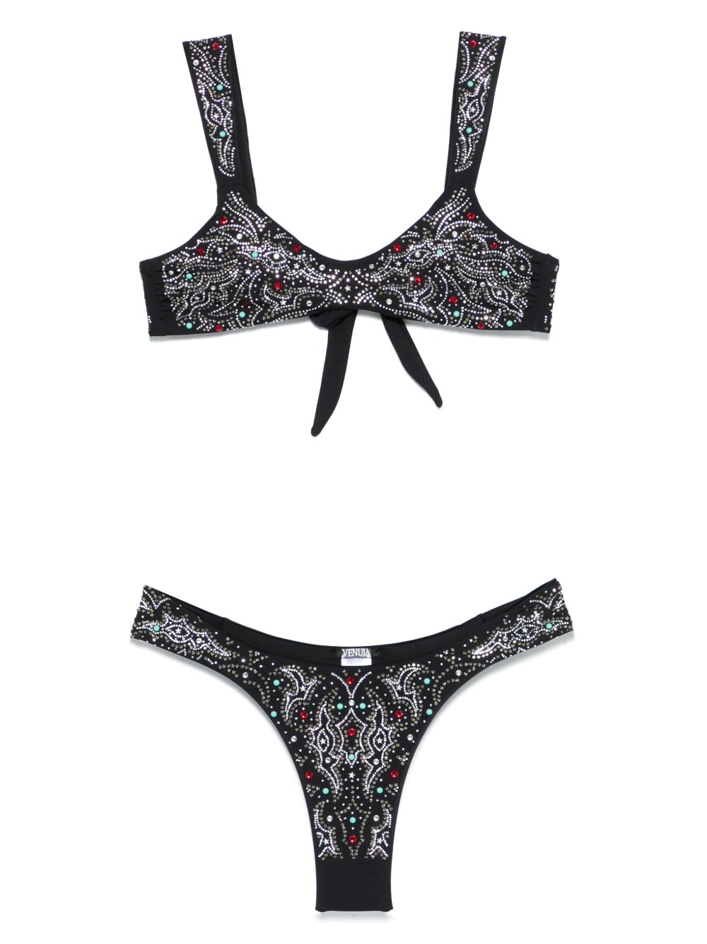 Reggiseno bikini con decorazione in nero Venuja - donna 