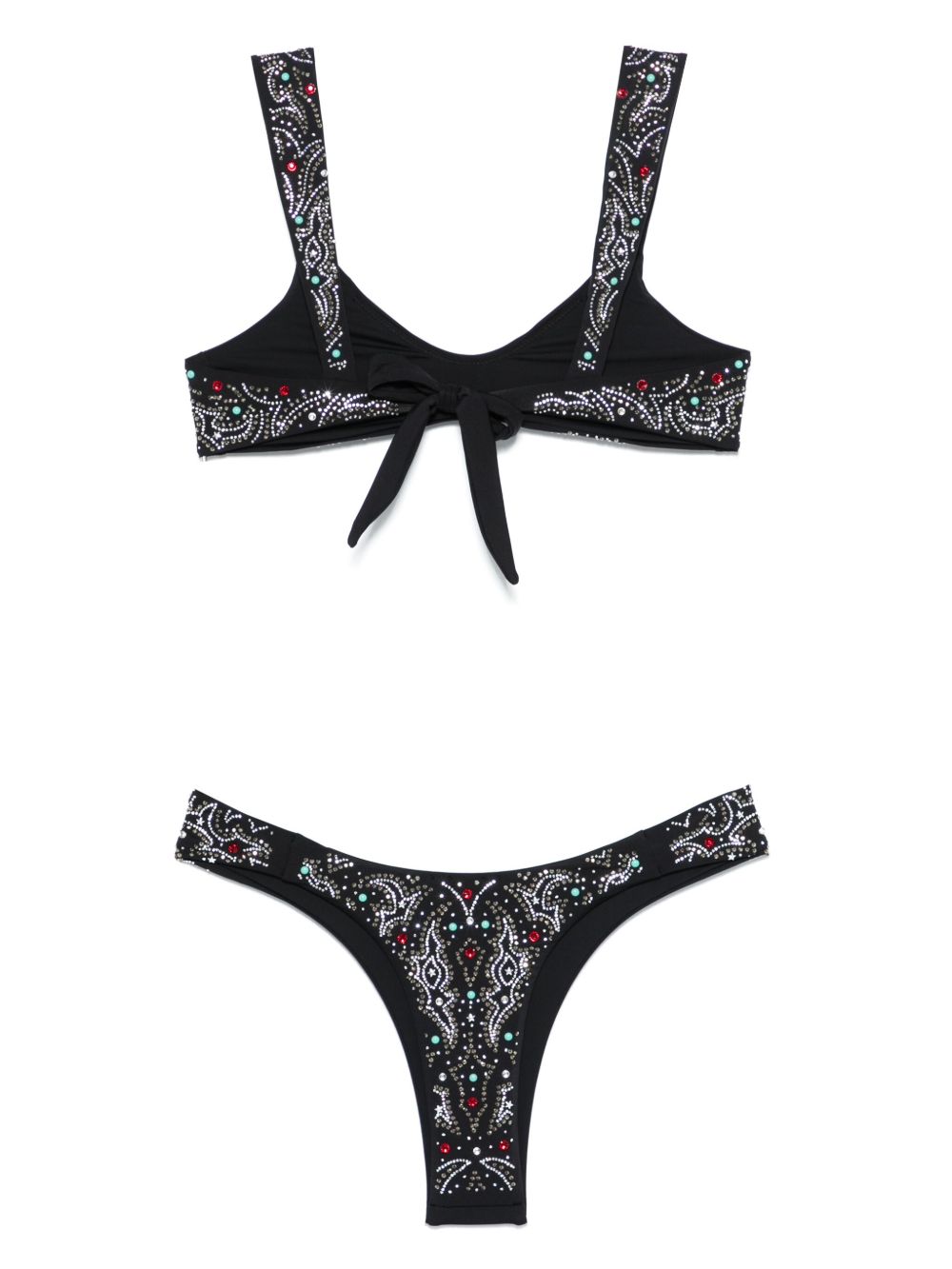 Reggiseno bikini con decorazione in nero Venuja - donna 