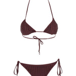 Set bikini a triangolo in marrone Venuja - donna 