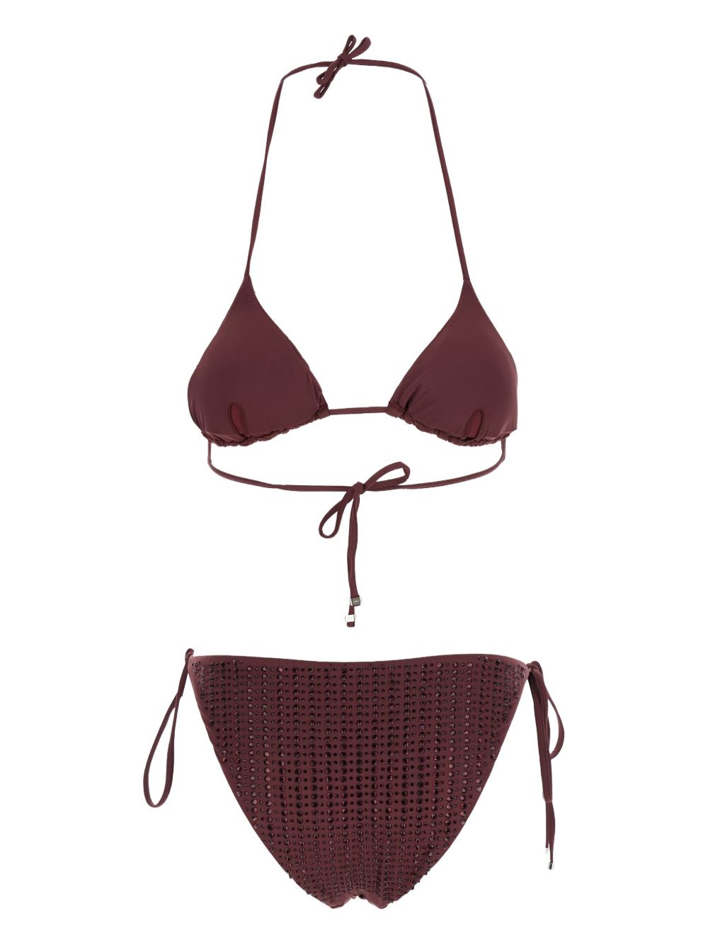 Set bikini a triangolo in marrone Venuja - donna 