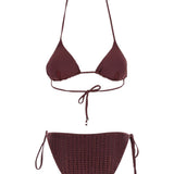 Set bikini a triangolo in marrone Venuja - donna 
