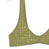 Bikini decorato con cristalli in verde Venuja - donna 