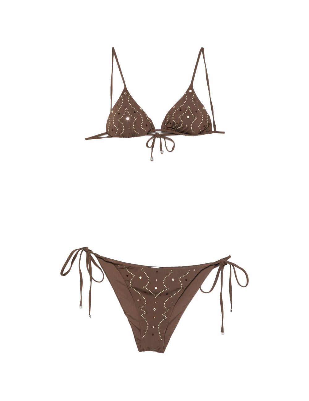 Set bikini a triangolo in marrone Venuja - donna 