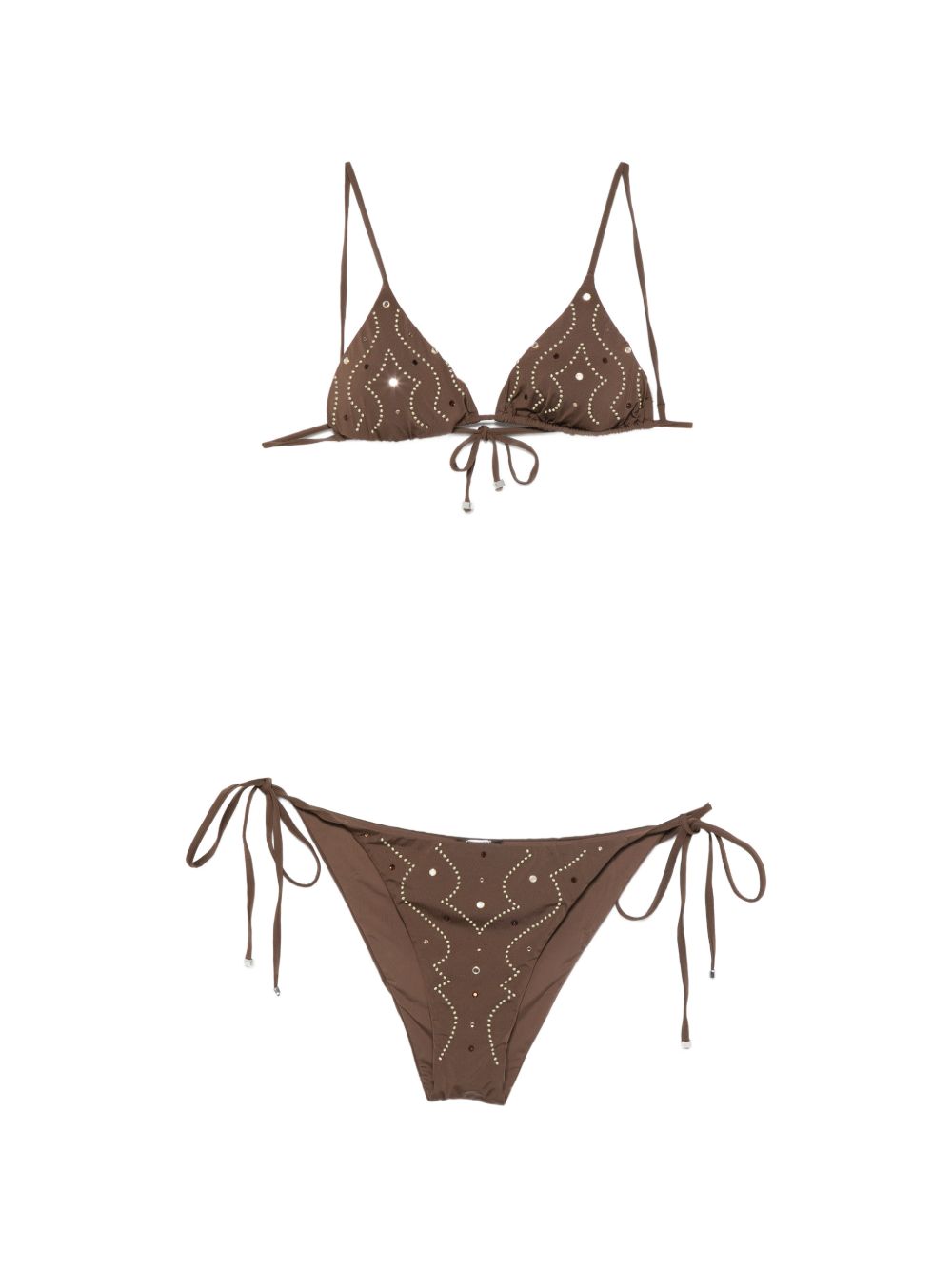 Set bikini a triangolo in marrone Venuja - donna 