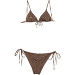 Set bikini a triangolo in marrone Venuja - donna 