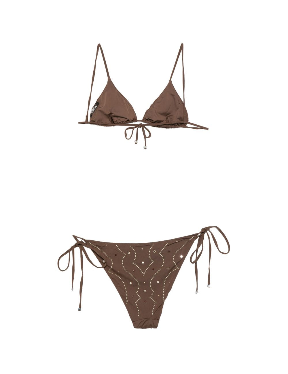 Set bikini a triangolo in marrone Venuja - donna 