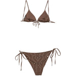 Set bikini a triangolo in marrone Venuja - donna 