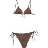 Set bikini a triangolo in marrone Venuja - donna 
