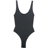 Costume da bagno con scollo a rotondo in nero Venuja - donna 