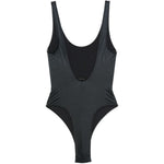 Costume da bagno con scollo a rotondo in nero Venuja - donna 