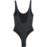 Costume da bagno con scollo a rotondo in nero Venuja - donna 