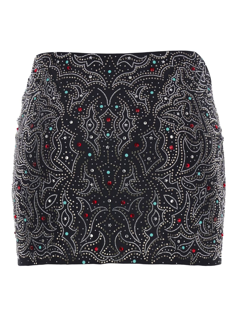Gonna con paillettes in nero Venuja - donna 