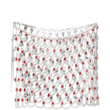 Minigonna con cristalli color argento Venuja - donna 