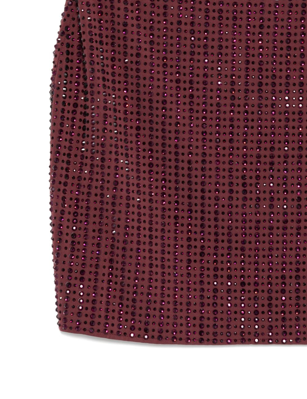 Minigonna con cristalli in bordeaux Venuja - donna 
