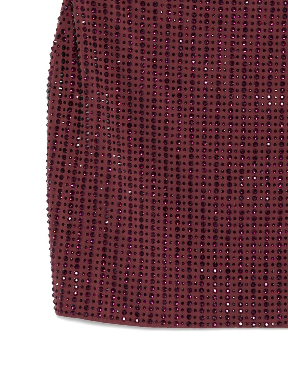 Minigonna con cristalli in bordeaux Venuja - donna 