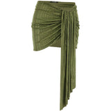 Gonna con strass in verde Venuja - donna 