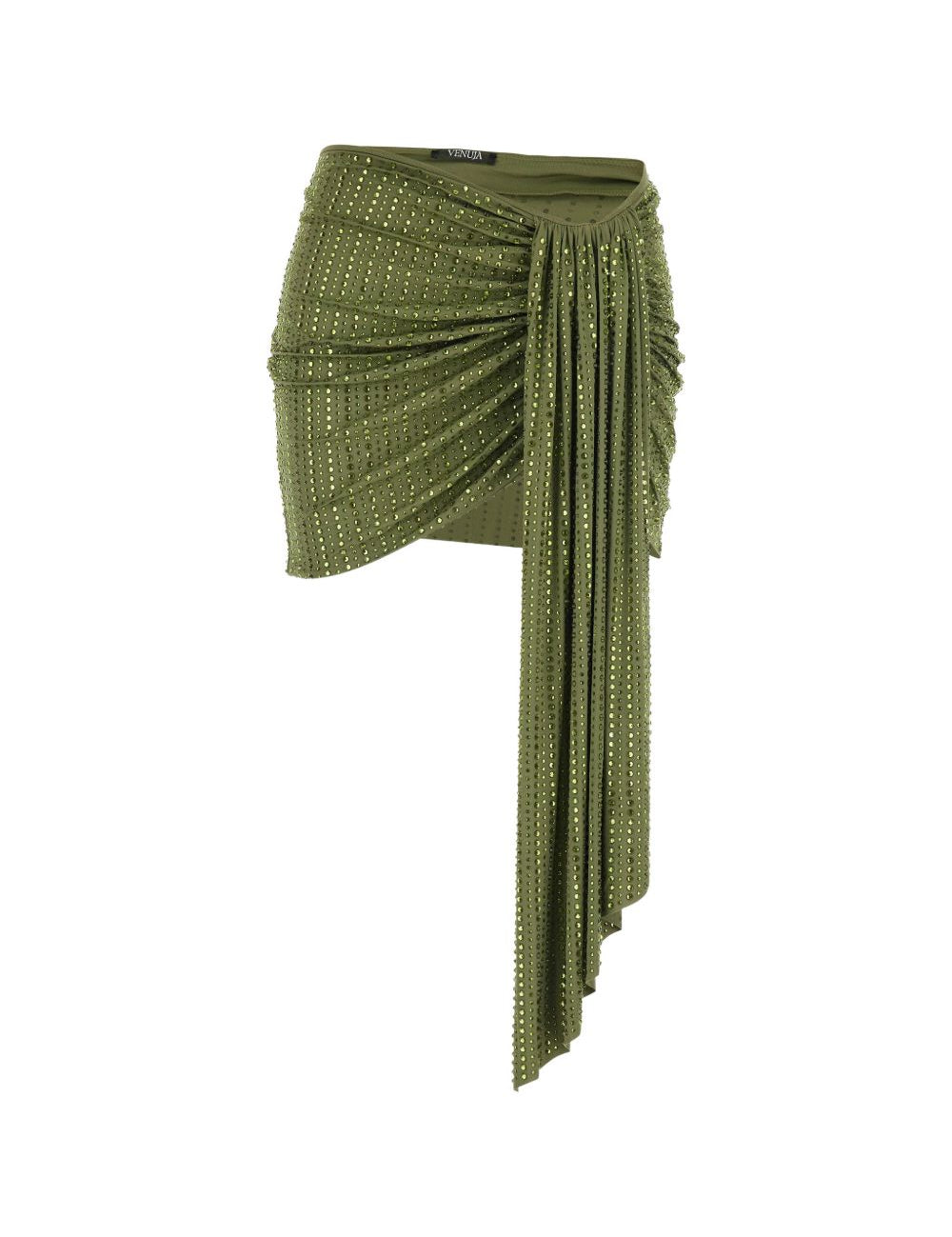Gonna con strass in verde Venuja - donna 