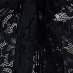 Gonna con frange in nero Venuja - donna 