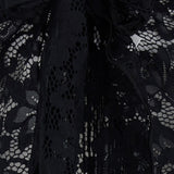 Gonna con frange in nero Venuja - donna 