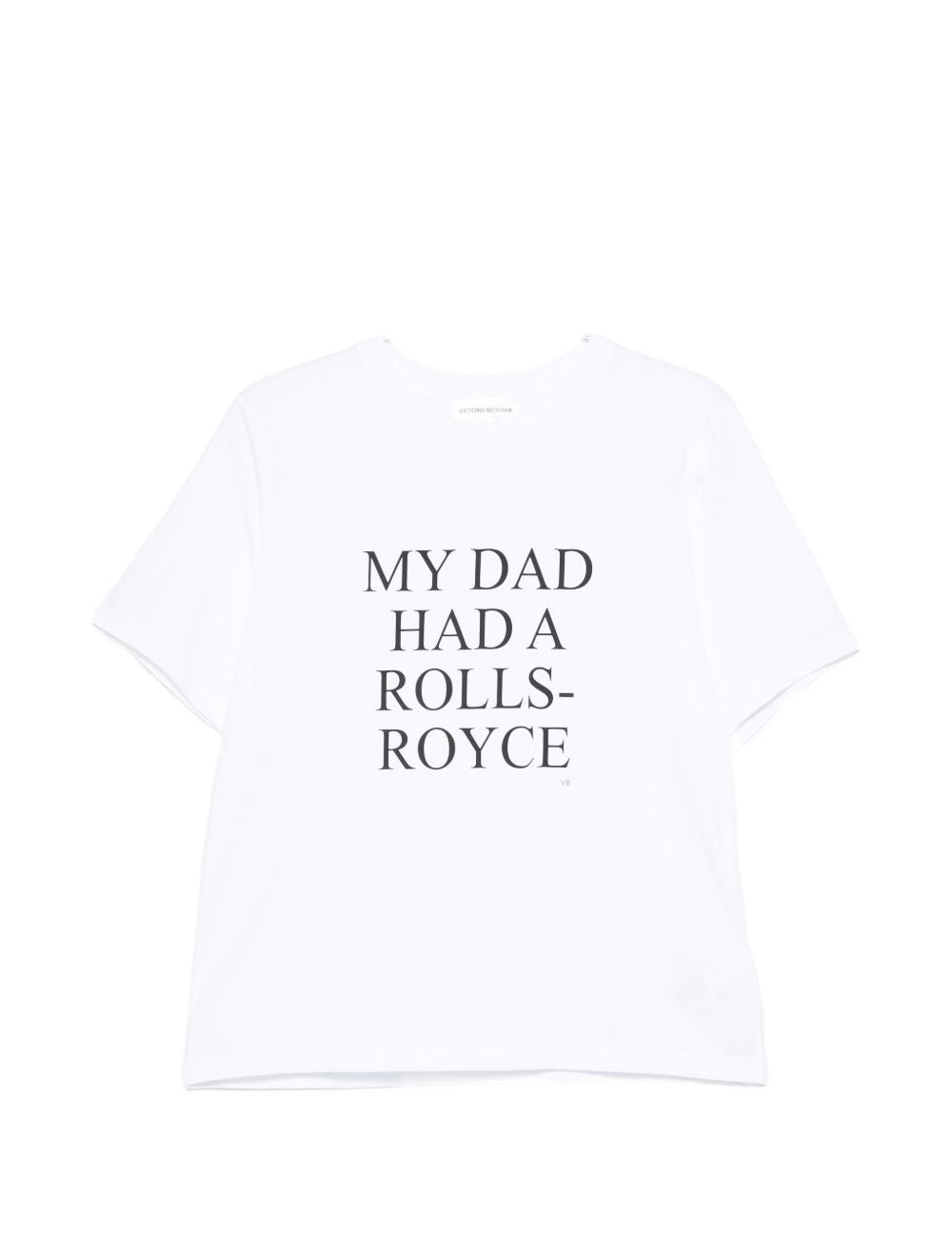 T-shirt my dad had a rolls-royce in bianco Victoria Beckham - donna 
