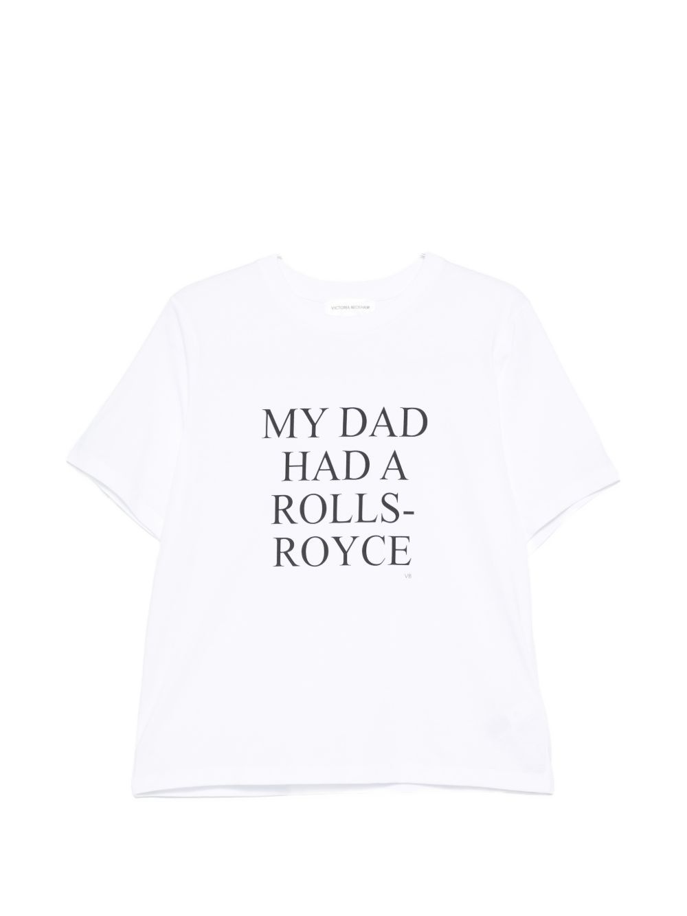 T-shirt my dad had a rolls-royce in bianco Victoria Beckham - donna 