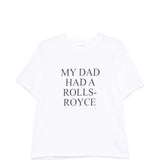 T-shirt my dad had a rolls-royce in bianco Victoria Beckham - donna 