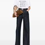 T-shirt my dad had a rolls-royce in bianco Victoria Beckham - donna 