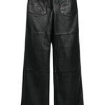 Pantaloni in pelle in nero Victoria beckham - donna 