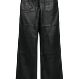 Pantaloni in pelle in nero Victoria beckham - donna 