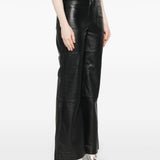 Pantaloni in pelle in nero Victoria beckham - donna 