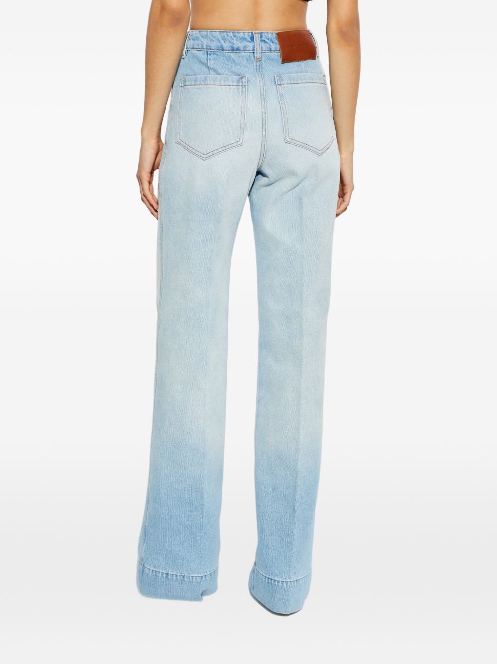 Jeans con tasche in blu Victoria beckham - donna 