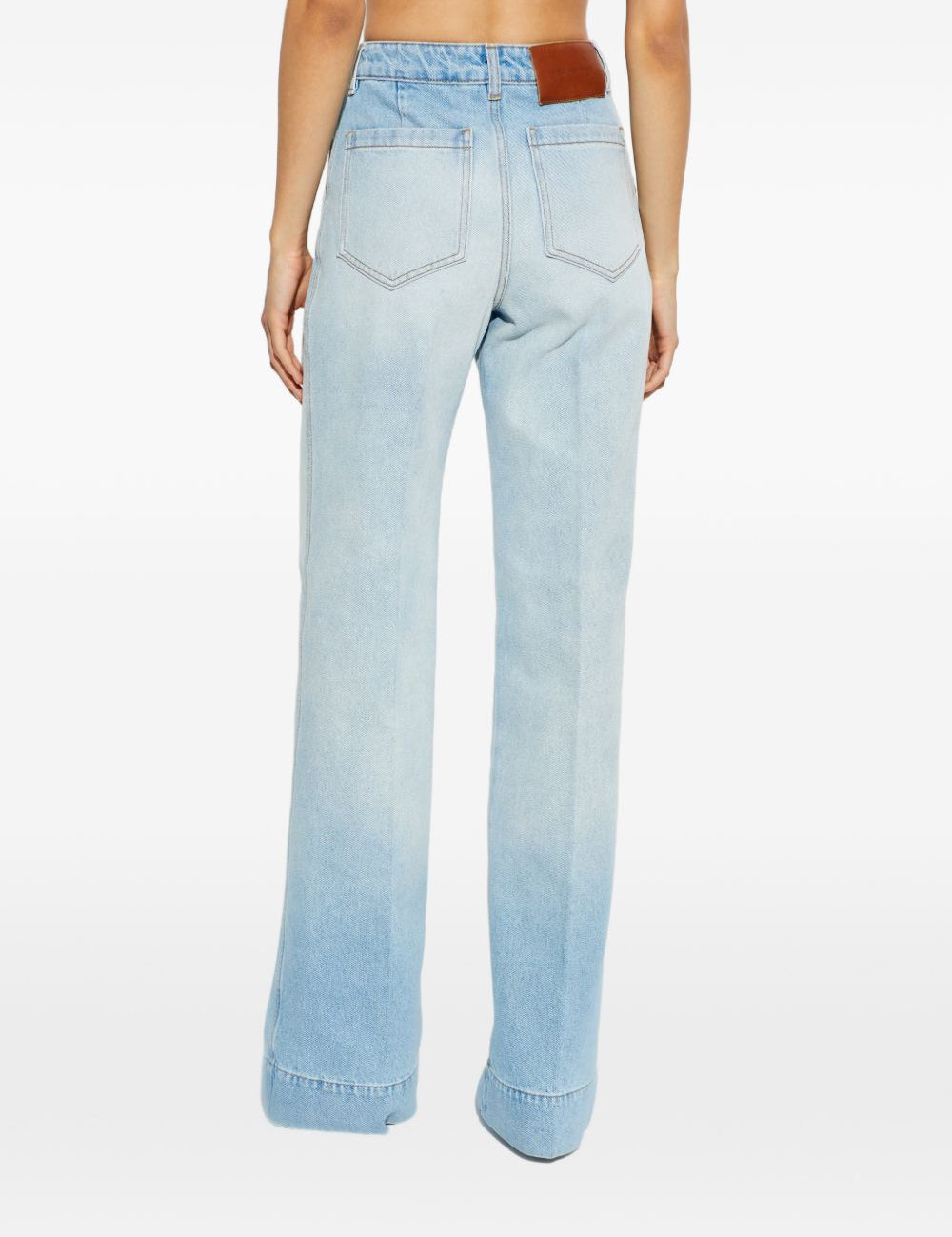 Jeans con tasche in blu Victoria beckham - donna 