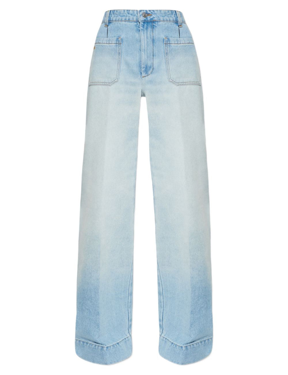 Jeans con tasche in blu Victoria beckham - donna 