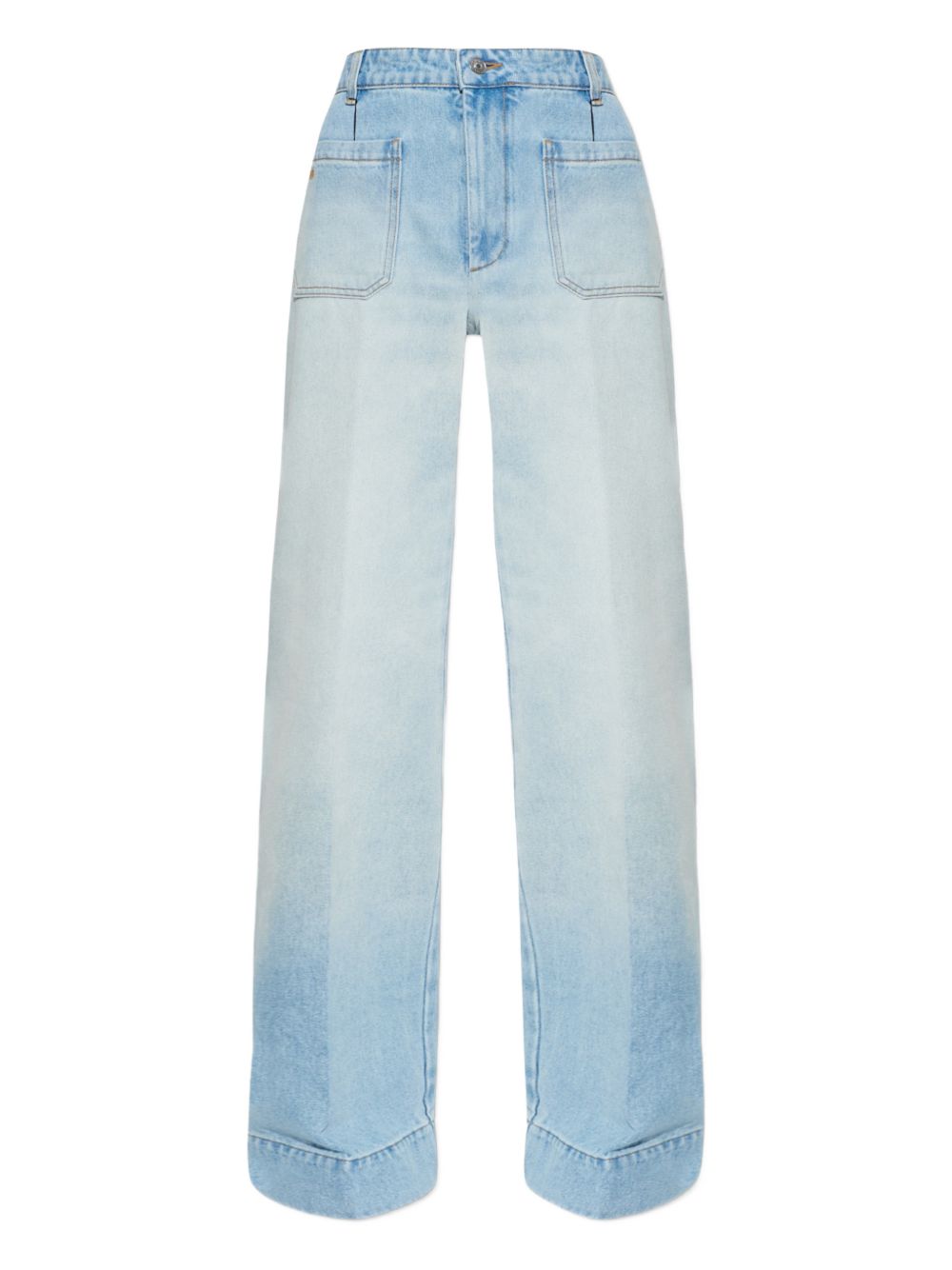 Jeans con tasche in blu Victoria beckham - donna 