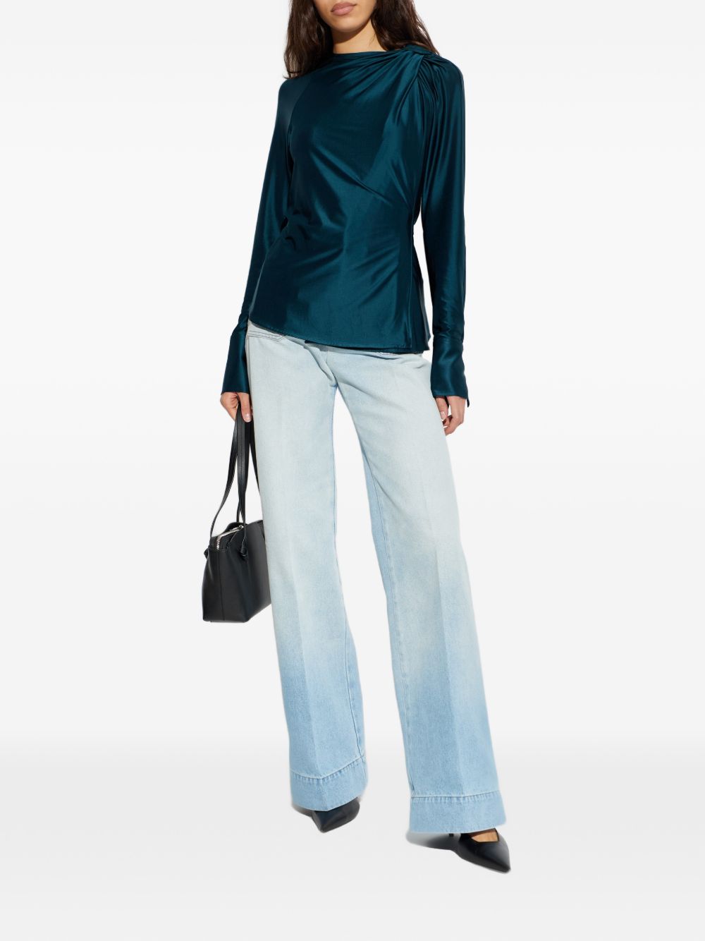 Jeans con tasche in blu Victoria beckham - donna 
