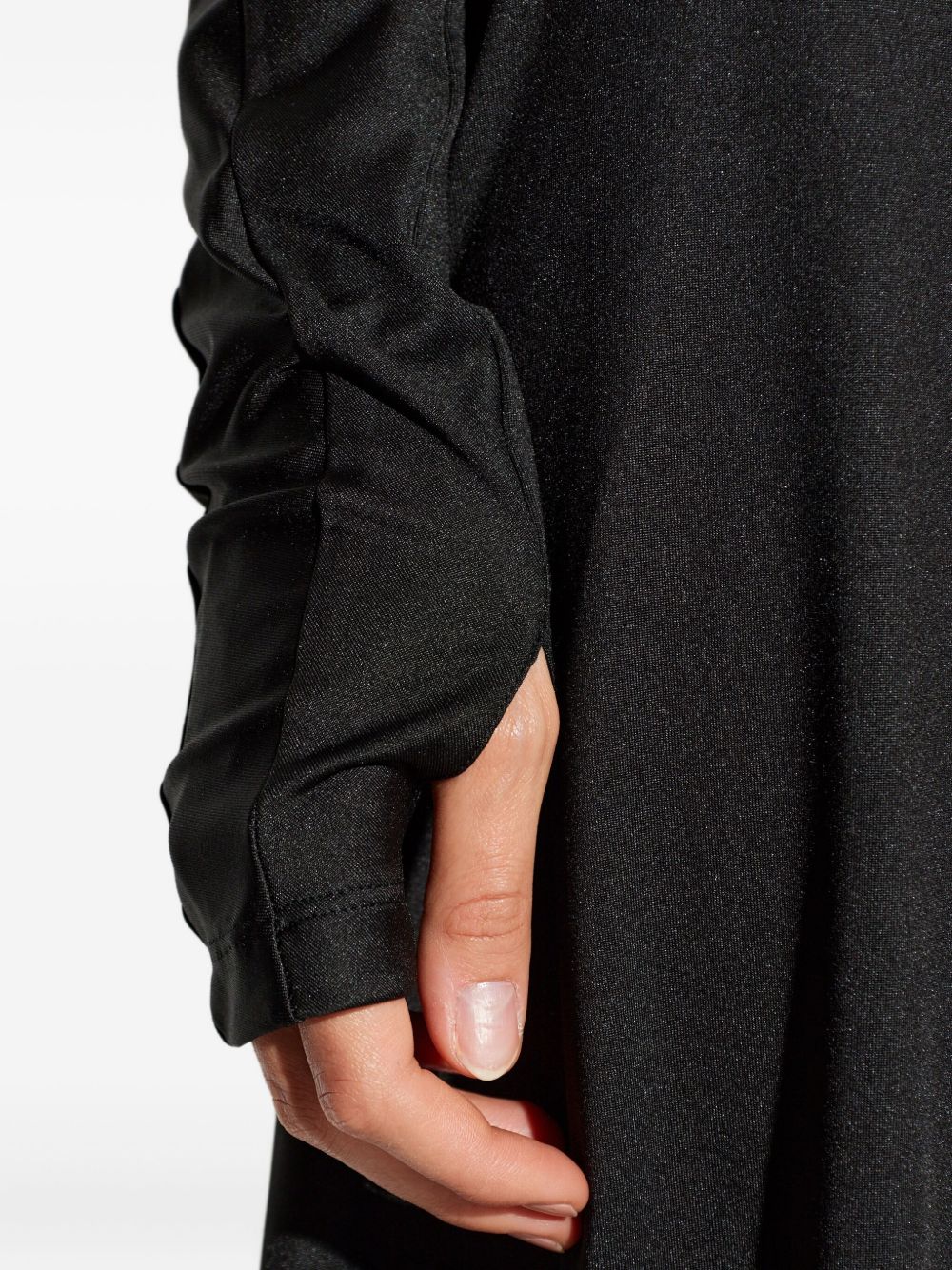 Abito midi asimmetrico in nero Victoria Beckham - donna 