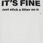 T-shirt con stampa in bianco Victoria beckham - donna 
