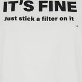T-shirt con stampa in bianco Victoria beckham - donna 