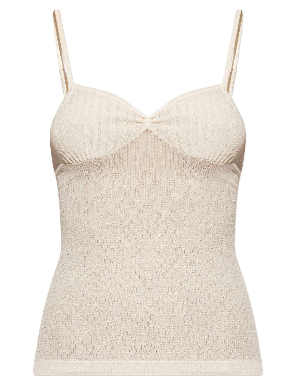 Canotta in maglia a costine in rosa Victoria beckham - donna 