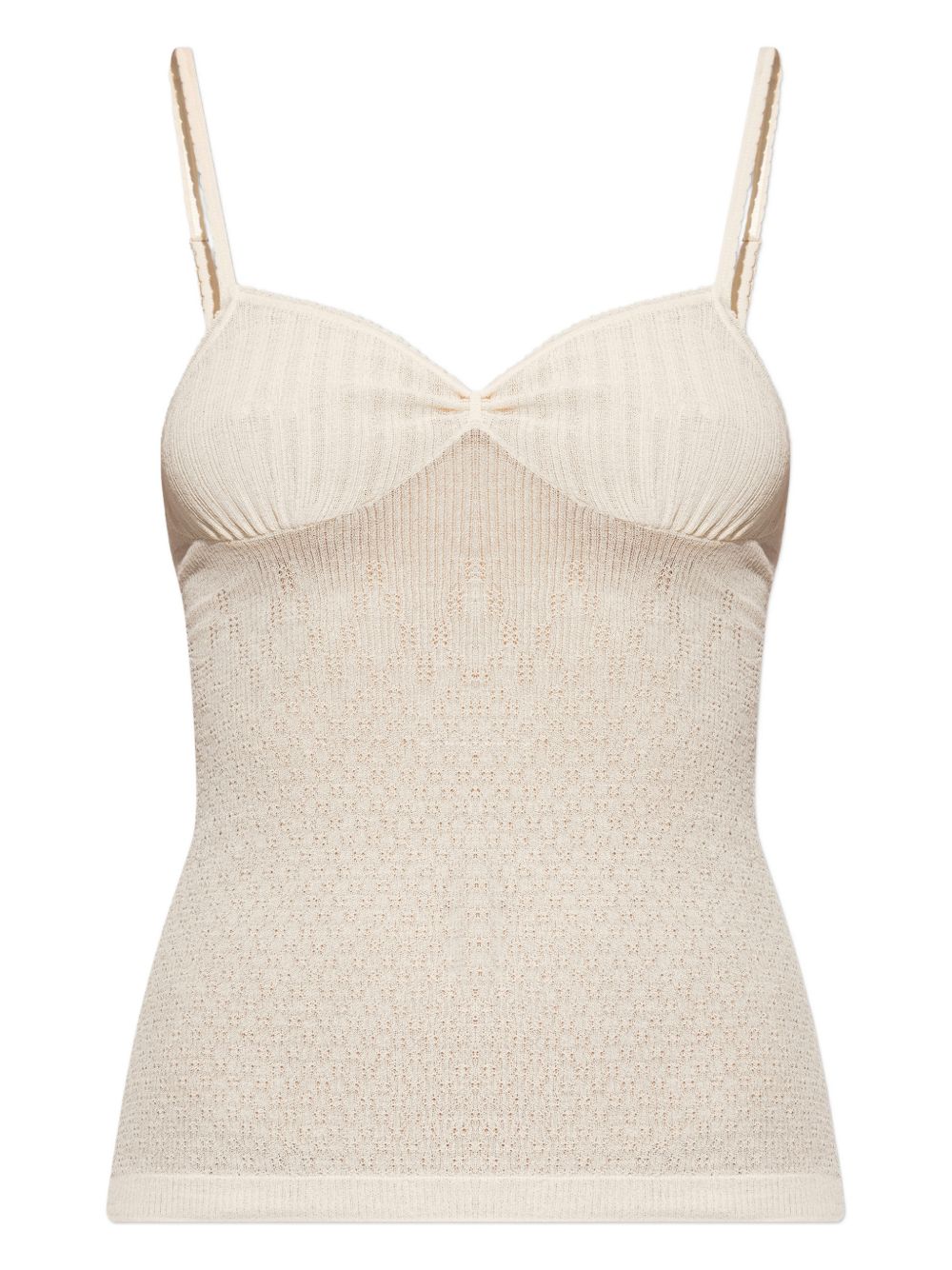 Canotta in maglia a costine in rosa Victoria beckham - donna 