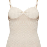 Canotta in maglia a costine in rosa Victoria beckham - donna 
