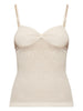 Canotta in maglia a costine in rosa Victoria beckham - donna