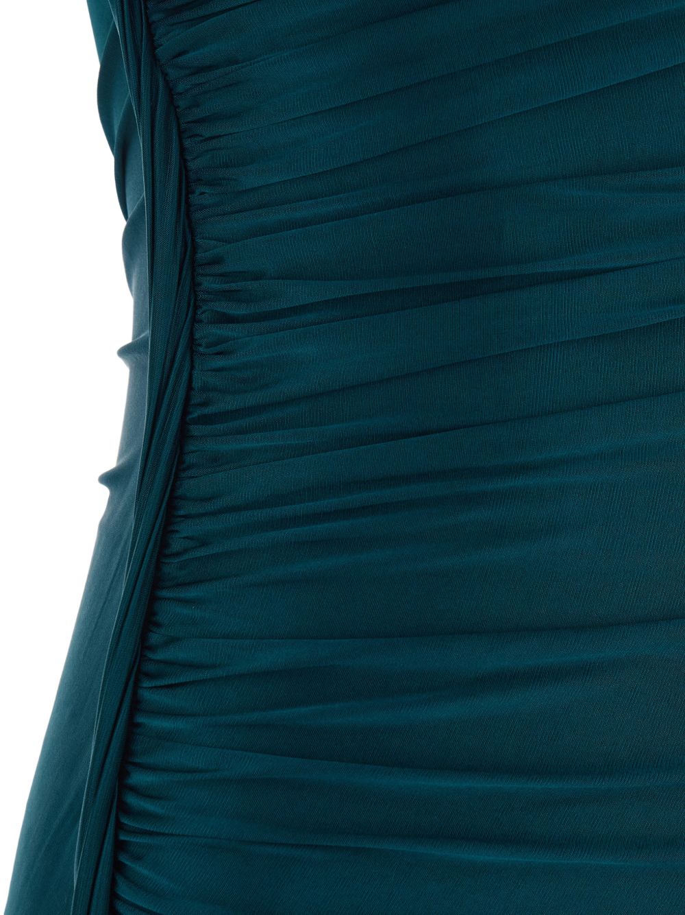 Abito midi asimmetrico in blu ottanio Victoria Beckham - donna 