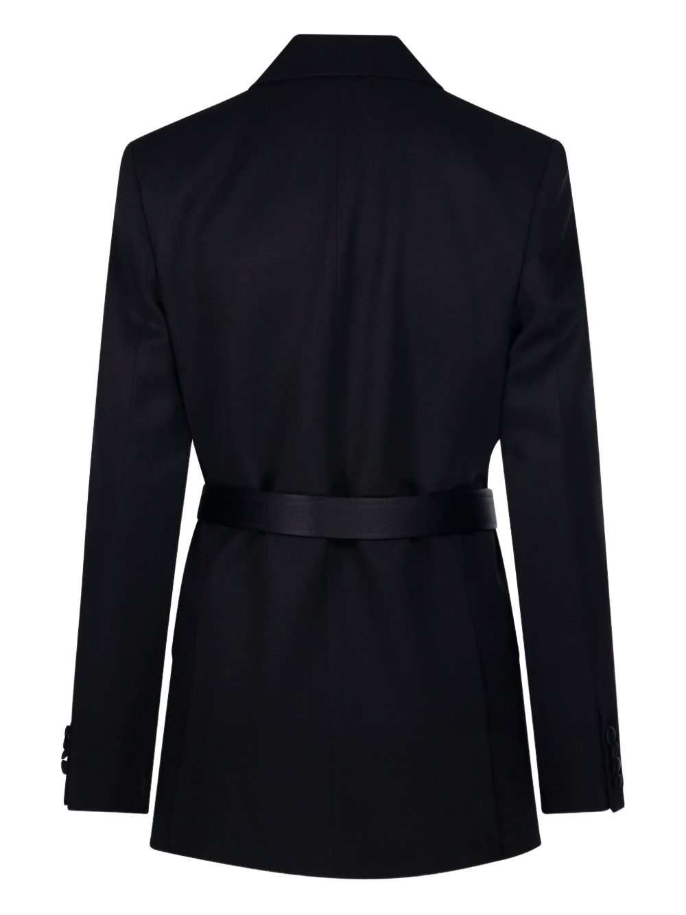 Blazer con cintura in nero Victoria beckham - donna 